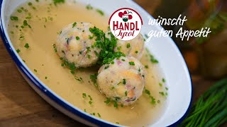 Tiroler Speckknödel  Rezept von HANDL TYROL [upl. by Llekcm]