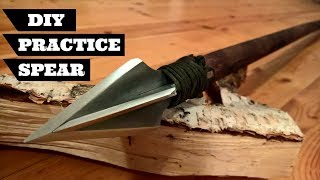 How To Make a Spear  DIY Practice Spear  DIY Wall Decoration [upl. by Ponzo615]