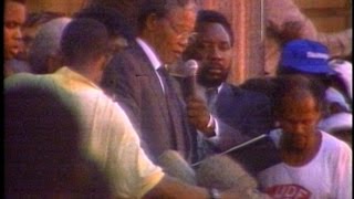 Nelson Mandela Released Feb 11 1990 [upl. by Amilas35]