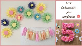 Ideas de decoración para cumpleaños  Fácil y económico [upl. by Derayne]