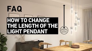 Artika FAQ How to change the length of a pendant light [upl. by Attej]