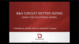 Sizing the Bell amp Gossett Circuit Setter Using the Electronic System Syzer [upl. by Ricoriki]