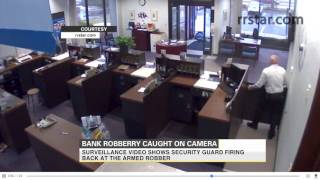 Bank robbery caught on camera [upl. by Icak]