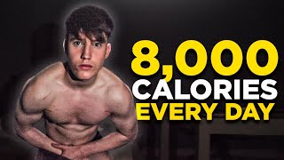 I Doubled My Bulking Calorie Intake For A Week 8000 Calories [upl. by Kattie366]