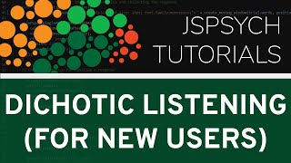 jsPsych Tutorial  Create a Dichotic Listening Task [upl. by Creath14]