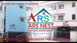 Serviced Apartments in Velachery  ARS NEST [upl. by Starinsky694]