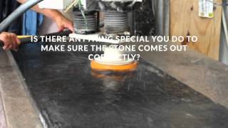 How to Change a Slabs Finish from Polished to Honed [upl. by Iden]