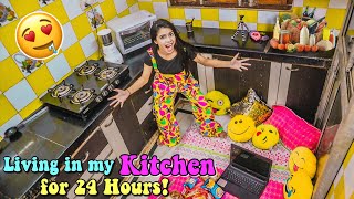 Living in my Kitchen Rasoda for 24 HOURS and this is what happened 🤯 [upl. by Averat]