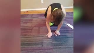 Plank Carpet Tile Install Video [upl. by Nellir858]