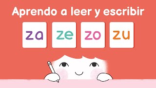 Aprender a leer las sílabas za ze zo zu [upl. by Ettelra]