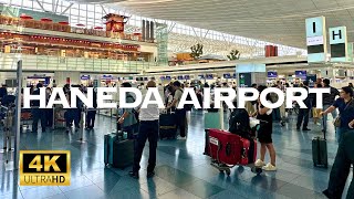 4K HANEDA Airport All Terminals in TOKYO🐧 Nonstop Walking Tour  羽田空港 全ターミナル 散歩 [upl. by Grey]