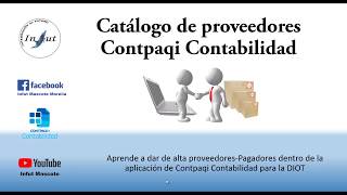 Catálogo de proveedores en Contpaqi Contabilidad [upl. by Ecinerev]