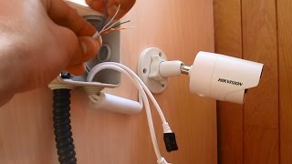 Как установить камеру видеонаблюдения  How to install ip camera [upl. by Aneryc151]