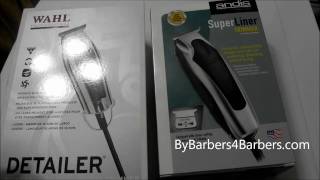 Wahl Detailer vs Andis Superliner Review [upl. by Lellih]