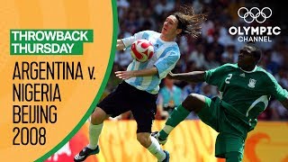 Argentina vs Nigeria  Beijing 2008 Mens Football Final  Throwback Thursday [upl. by Akinod]