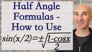 Half Angle Formulas  How to Use [upl. by Anevad]