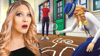 SOMEONE MURDERED MY SIM Sims 4 Murder Mystery Challenge [upl. by Taddeo]