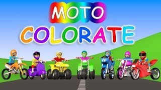 Moto Colorate  AlexKidsTV [upl. by Biddy]