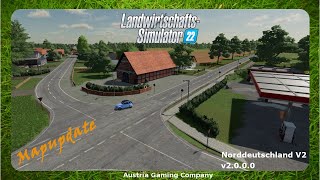 LS22 Mapupdate ★ Norddeutschland V2 v2000 [upl. by Dewayne]