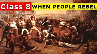 class 8 history chapter 5  When People Rebel  Class 8 History  When People Rebel 1857 and After [upl. by Tiertza]