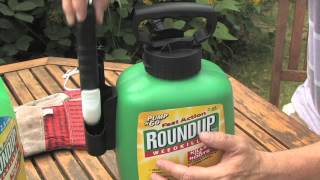 How to Use Roundup Pump N Go Mini  Videos  Roundup Weedkiller [upl. by Eikceb]