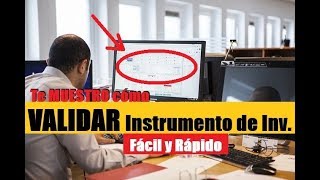 CÓMO VALIDAR UN INSTRUMENTO DE INVESTIGACIÓN  MUESTRO EJEMPLO [upl. by Eimmat]