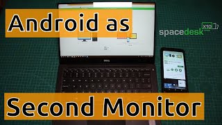 SpaceDesk  Free second monitor app [upl. by Mackenzie147]