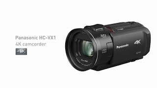 Panasonic 4K Camcorder HCVX1 [upl. by Illene188]