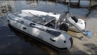 ePropulsion Navy 6 10hp with Takacat 340LX [upl. by Luz]