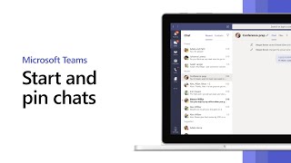 How to start and pin chats in Microsoft Teams [upl. by Marucci]