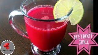 Beetroot Juice Recipe How To Make Beetroot Juice [upl. by Yrag488]