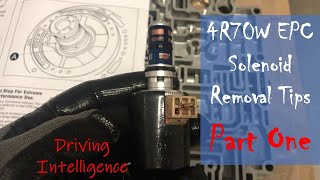 SAFETY TOPIC How To Practice CAUTION Replacing EPC Solenoid Ford 4R70W 4R75W 4R75E Series Part 4 [upl. by Clari]