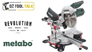 Metabo 10quot Sliding Mitre Saw  KGS 254 M [upl. by Ballard386]