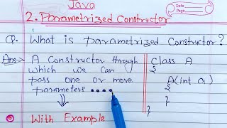 Parameterized Constructor in Java  Learn Coding [upl. by Sices]