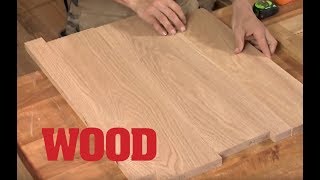 How To Make Flat Wide Panels  WOOD magazine [upl. by Aicirtap169]