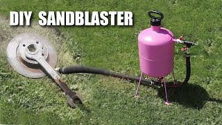 Most effective Compact and Simple homemade Sandblaster [upl. by Shirk137]