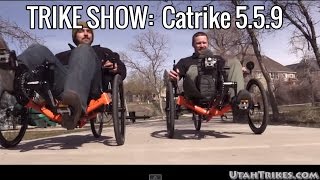 Catrike 559 Folding Recumbent Trike  Trike Show  030615 [upl. by Adlev]