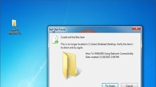 Item Not Found error  How to Delete Undeletable File [upl. by Aiuqal]