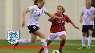 England Women’s U19s controversial penalty decision against Norway  Goals amp Highlights [upl. by Washko]