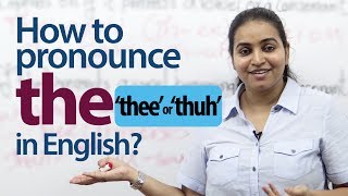 How to Pronounce quotthequot in English  English Pronunciation amp Grammar lesson [upl. by Anoval]