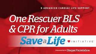 3e One Rescuer BLS and CPR for Adults Advanced Cardiac Life Support ACLS 2020  OLD [upl. by Ocicnarf]