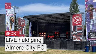 Huldiging Almere City FC  Omroep Flevoland [upl. by Aeuhsoj560]