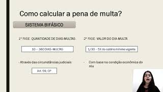 Como calcular a pena de multa [upl. by Nabroc]