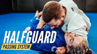 How To Pass Half Guard  BJJ Fundamentals [upl. by Dnartreb622]