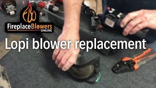 Blower Replacement in Lopi Avalon amp Travis Fan Kits [upl. by Leina]