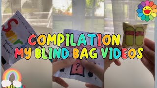 Relaxing ASMR Compilation Blind Bags Openings🌈 [upl. by Adiuqram]