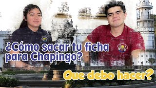 ¿Cómo debo llenar mi ficha para presentar examen en Chapingo ¿Qué necesito [upl. by Anyaj]