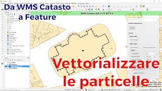 WMS Catasto vettorializzazione particelle con QGIS [upl. by Merta]