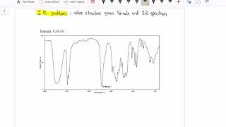 Determine structures from IR spectra [upl. by Zilvia383]