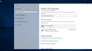 How To Change Keyboard Language In Windows 10 [upl. by Silsby537]